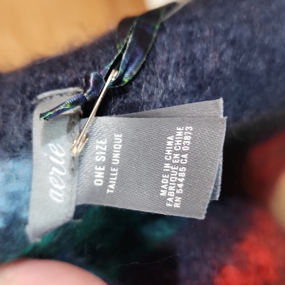 Aerie Super Soft Bright Striped Blanket Scarf NEW - Picture 5 of 6